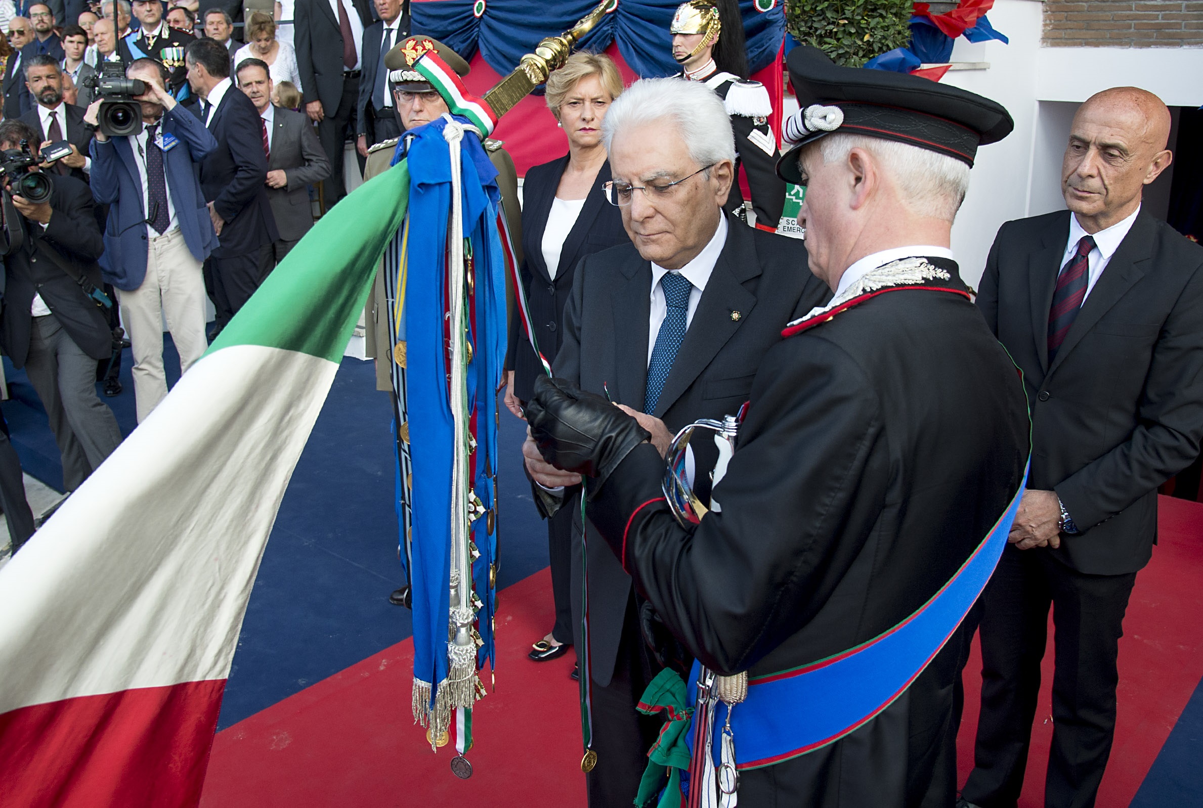 Il Presidente della Repubblica Giorgio napolitano