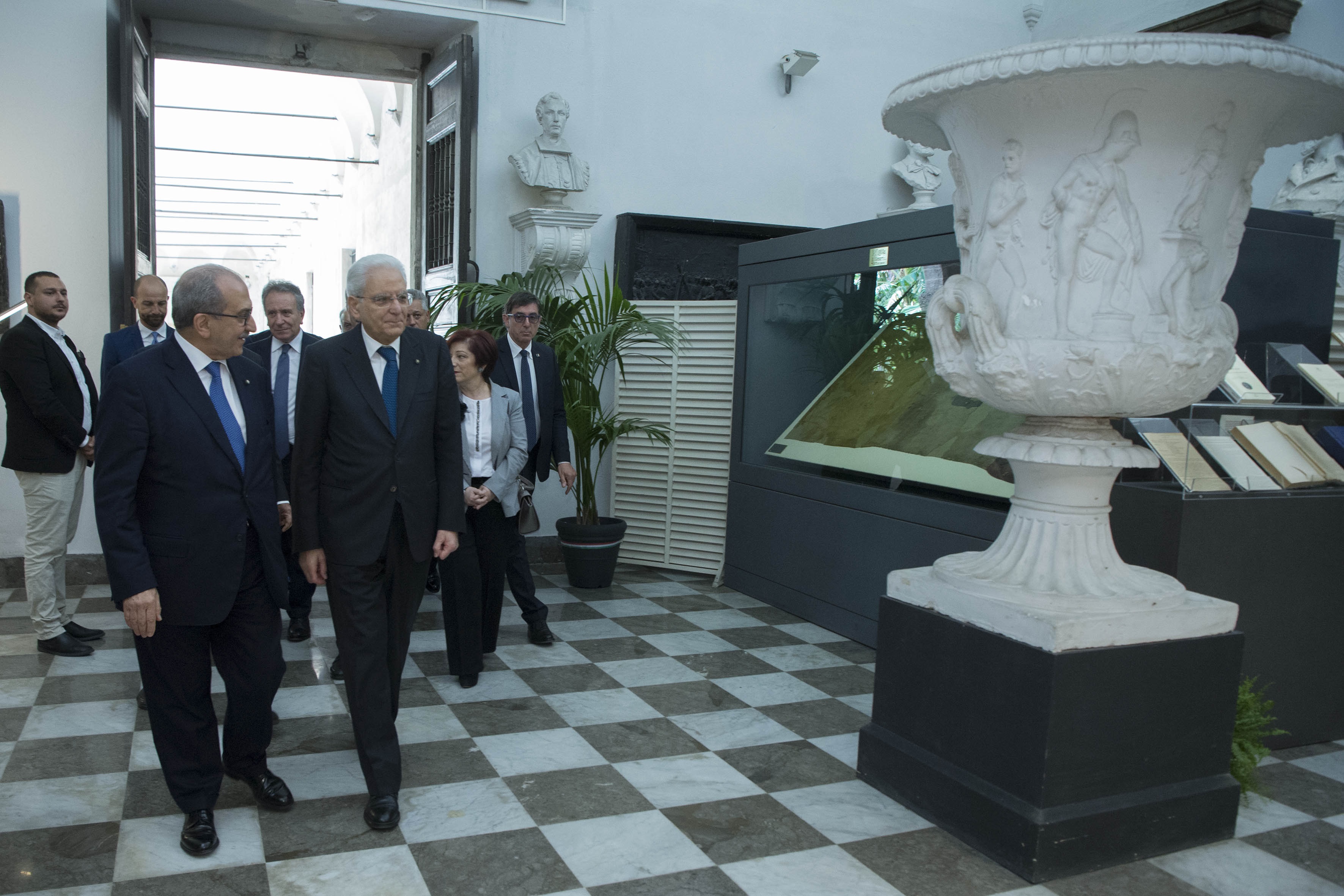 Il Presidente Napolitano durante il discorso all'inaugurazione dell'anno scolastico 2011-2012