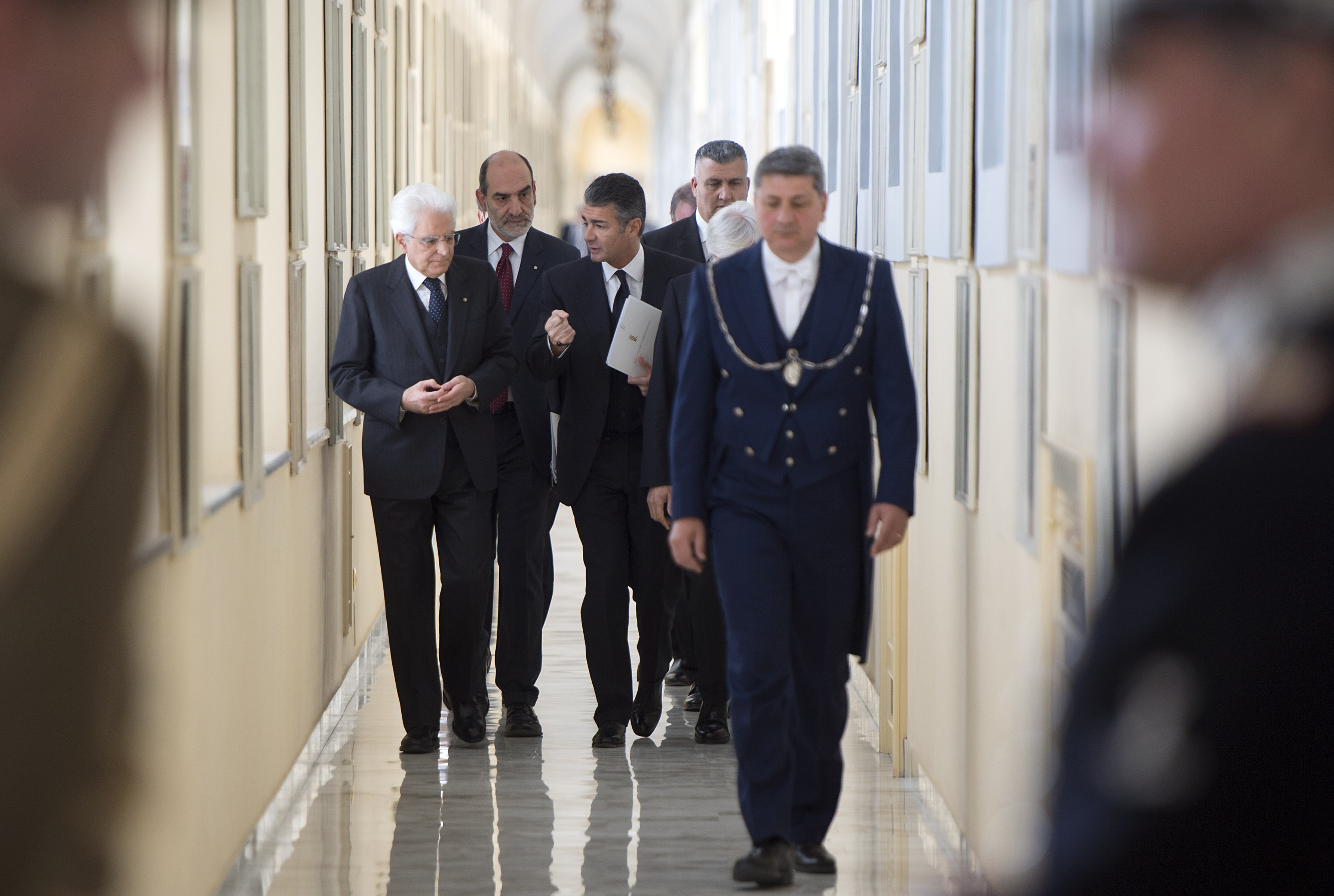 Il Presidente Giorgio Napolitano con il Presidente della Provincia Autonoma di Bolzano, Luis Durnwalder.