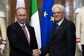 Incontro del Presidente della Repubblica Sergio Mattarella con il Presidente della Federazione Russa, Vladimir Vladimirovič Putin