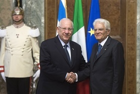 Incontro del Presidente della Repubblica Sergio Mattarella con il Presidente dello Stato d'Israele, Reuven Rivlin