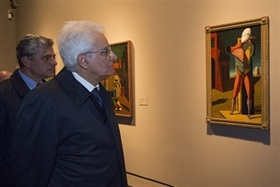 Visita del Presidente della Repubblica Sergio Mattarella a Ferrara in occasione della cerimonia di inaugurazione della mostra “De Chirico a Ferrara. Metafisiche e Avanguardie” e successiva vista al Castello Estense