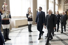 Incontro del Presidente della Repubblica Sergio Mattarella con l’Emiro dello Stato del Qatar, Sheikh Tamim Bin Hamad Al Thani, in visita ufficiale