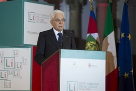Visita del Presidente della Repubblica Sergio Mattarella a Firenze agli Stati Generali della Lingua italiana nel mondo