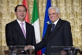 Visita di Stato del Presidente della Repubblica Socialista del Vietnam, Tran Dại Quang