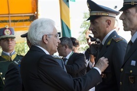 Visita del Presidente della Repubblica Sergio Mattarella a L’Aquila in occasione della cerimonia del 243° anniversario di fondazione della Guardia di Finanza