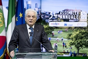 Visita del Presidente della Repubblica Sergio Mattarella a Vicenza in occasione della 34^ Assemblea ANCI – Associazione Nazionale Comuni Italiani, dal titolo “#cittàpuntozero. Immagina il domani, governa l’oggi”