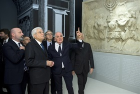 Visita  del Presidente della Repubblica Sergio Mattarella a Ferrara in occasione della cerimonia di inaugurazione del Museo Nazionale dell’Ebraismo Italiano e della Shoah e successiva visita alla mostra “Ebrei, una storia italiana. I primi mille anni”.
