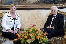 Visita ufficiale del Presidente della Repubblica di Croazia,  Kolinda Grabar-Kitarović