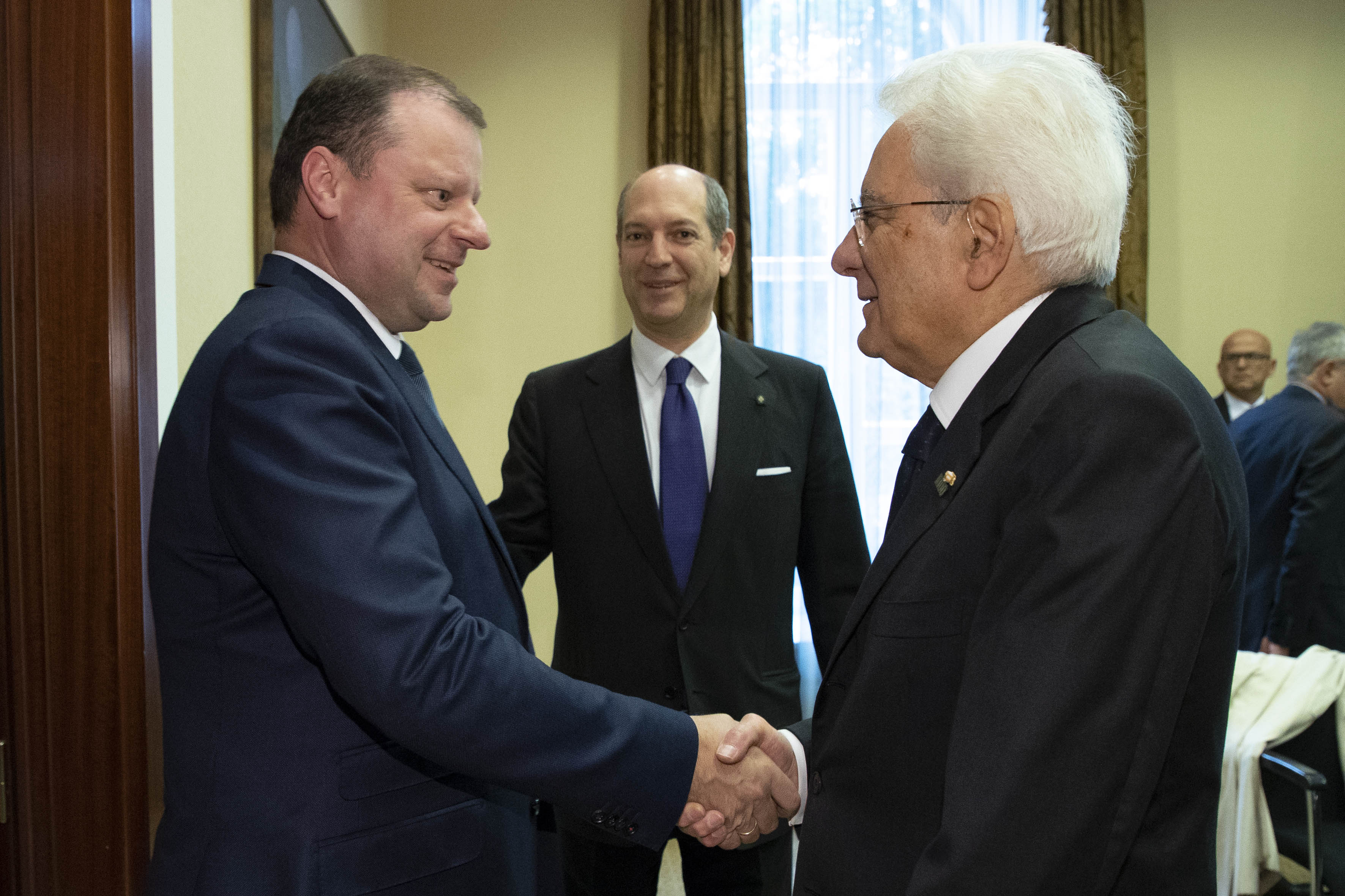 Il Presidente Sergio Mattarella incontra il Primo Ministro della Repubblica di Lituania, Saulius Skvernelis