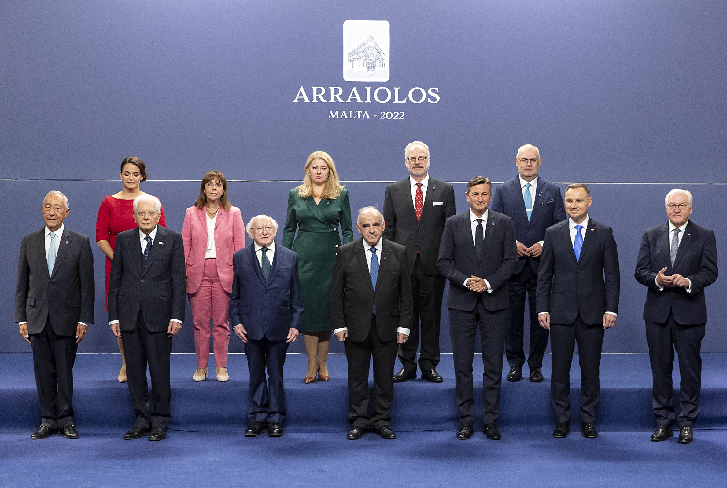 Il Presidente della Repubblica Sergio Mattarella in occasione della partecipazione alla XVII Riunione Informale dei Capi di Stato del Gruppo Arraiolos