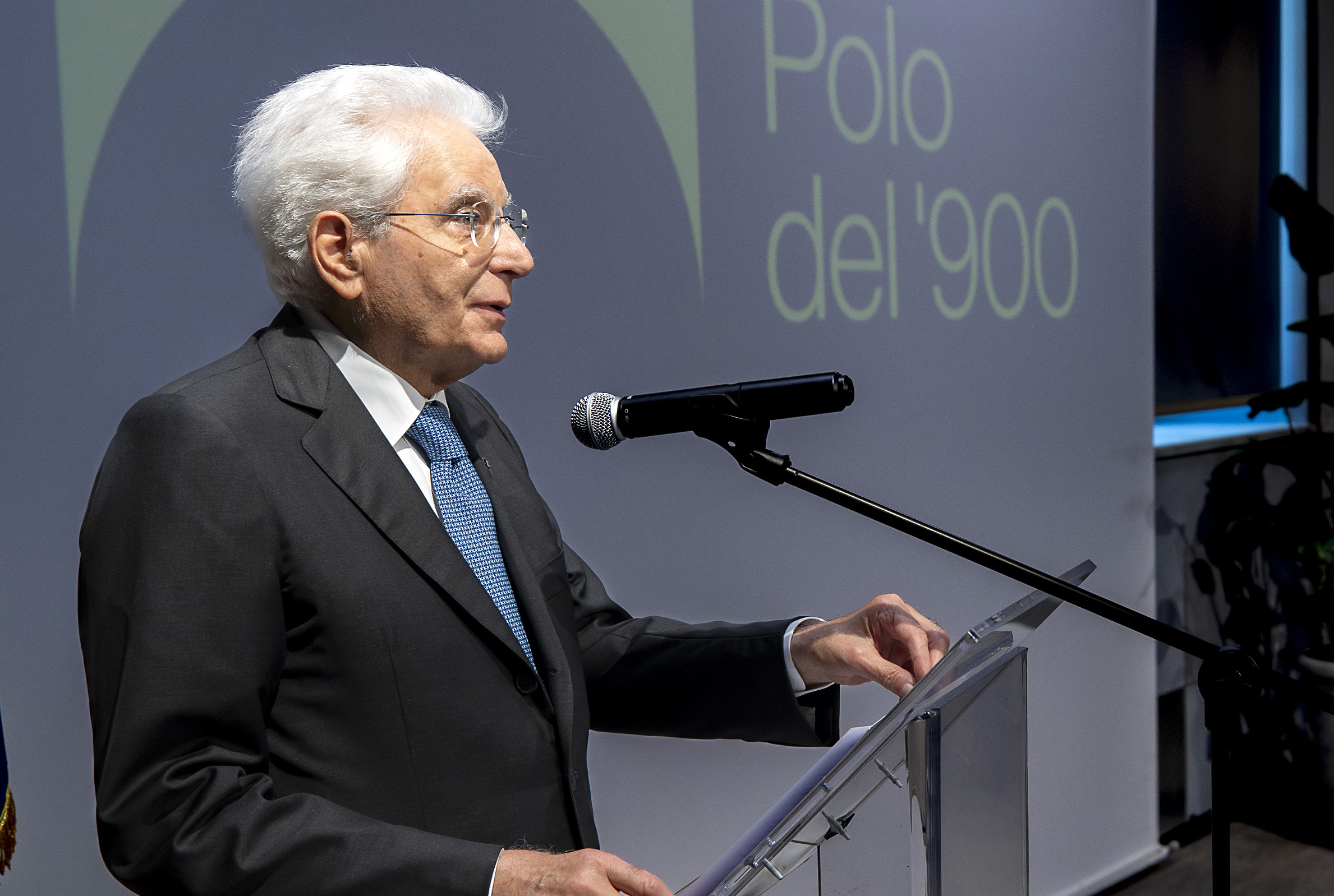 Il Presidente della Repubblica Sergio Mattarella al Polo del 900 per l'incontro sul tema "memoria, futuro e partecipazione"