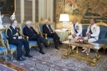 Incontro del Presidente Mattarella con il Capo di Stato Maggiore della Marina Militare uscente e subentrante