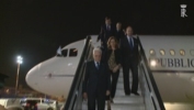 Arrivo del Presidente Mattarella a Tel Aviv per la Visita Ufficiale nello Stato d'Israele e in Palestina