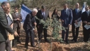 Il Presidente Sergio Mattarella alla Foresta delle Nazioni