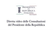 Diretta video: Consultazioni del Presidente della Repubblica 