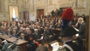Il Presidente Sergio Mattarella alla cerimonia di presentazione della Relazione sull'attività della giustizia amministrativa