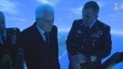 Il Presidente Mattarella visita i sistemi di simulazione del Ground Based Training System