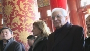 Il Presidente Sergio Mattarella visita il Tempio del Cielo