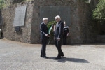 Il Presidente della Repubblica Italiana Sergio Mattarella e il Presidente della Repubblica Federale di Germania Frank-Walter Steinmeier al Mausoleo Ardeatino