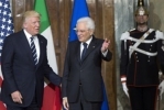Incontro del Presidente della Repubblica Sergio Mattarella con il Presidente degli Stati Uniti d'America, Donald J. Trump 