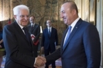 Incontro del Presidente Sergio Mattarella con il Ministro degli Affari Esteri della Repubblica di Turchia 