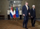 Il Presidente Sergio Mattarella accoglie al Quirinale le Loro Maestà il Re Willem Alexander e la Regina Máxima dei Paesi Bassi in Visita di Stato