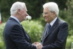 Cerimonia di benvenuto a Rideau Hall e dichiarazioni alla stampa del Presidente Mattarella in occasione dell'incontro con il Governatore Generale del Canada, David Johnston