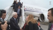 Arrivo del Presidente Mattarella a Helsinki in occasione della Visita di Stato nella Repubblica di Finlandia