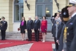 Incontro del Presidente Sergio Mattarella con il Presidente della Repubblica di Finlandia Sauli Niinistö al Palazzo Presidenziale