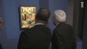 Il Presidente Sergio Mattarella visita la mostra su Ambrogio Lorenzetti e il Duomo di Siena