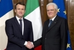 Incontro del Presidente Sergio Mattarella con il Presidente della Repubblica Francese, Emmanuel Macron