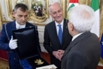 Il Presidente Sergio Mattarella incontra una rappresentanza della Polizia di Stato, in occasione del 166° anniversario della sua costituzione