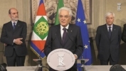 Dichiarazione del Presidente Sergio Mattarella dopo che il professor Giuseppe Conte, sciogliendo la riserva formulata, ha rimesso l'incarico