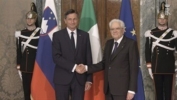 Incontro del Presidente della Repubblica, Sergio Mattarella, con il Presidente della Repubblica di Slovenia, Borut Pahor