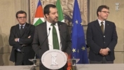 La delegazione  della "Lega - Salvini Premier" in occasione delle consultazioni