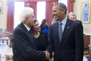 Mattarella e Obama