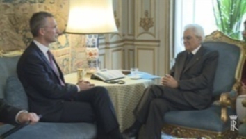 Incontro del Presidente Mattarella con il Segretario Generale della N.A.T.O. il Signor Jens Stoltenberg