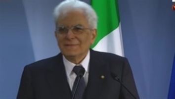 Il Presidente Mattarella incontra la stampa al termine della visita a Bruxelles
