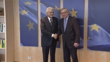 Incontro del Presidente Mattarella con il Presidente della Commissione Europea Jean-Claude Juncker