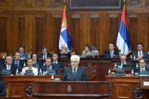 Intervento del Presidente Mattarella all'Assemblea Nazionale Serba