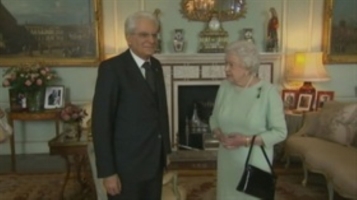 Incontro del Presidente Mattarella con S.M. la Regina Elisabetta II