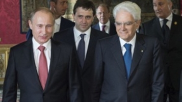 Incontro del Presidente Mattarella con il Presidente della Federazione Russa Vladimir Putin
