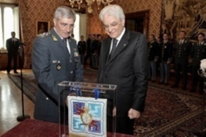 Incontro del Presidente Mattarella con il Comandante Generale della Guardia di Finanza e una rappresentanza di allievi degli istituti di formazione nel 241° anniversario di costituzione della Guardia di Finanza