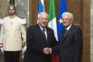 Incontro del Presidente Mattarella con il Presidente dello Stato d'Israele Reuven Rivlin