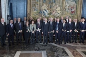 Cerimonia di consegna delle onorificenze dell'Ordine "Al Merito del Lavoro" ai Cavalieri nominati il 2 giugno 2015