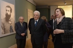 Visita del Presidente Mattarella alla mostra dal titolo "Monet. Dalle collezioni del Musèe d'Orsay"