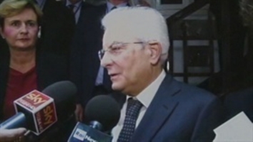 Il Presidente Mattarella incontra i giornalisti al termine della visita a "Casa Italia"