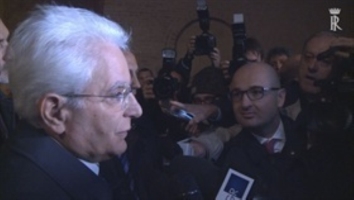 Il Presidente Mattarella incontra i giornalisti al termine della visita a Ferrara