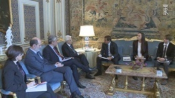 Incontro del Presidente Mattarella con una delegazione di "Save the Children"